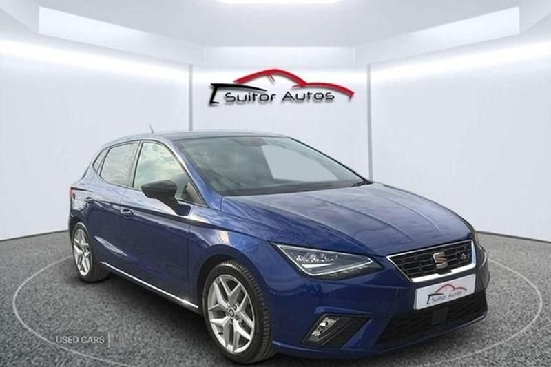 Used Seat Ibiza FR 95 HP (69 kW) 2020 Blue Hatchback