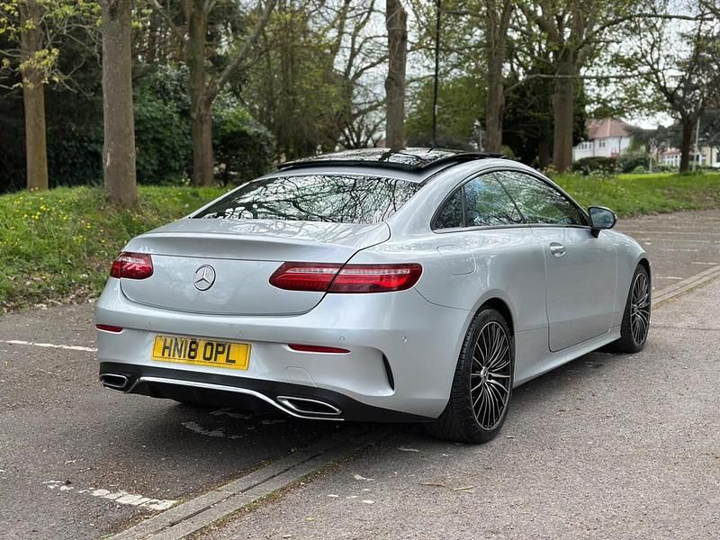 Used Mercedes E220 AMG Line Premium 2018 Silver Coupe