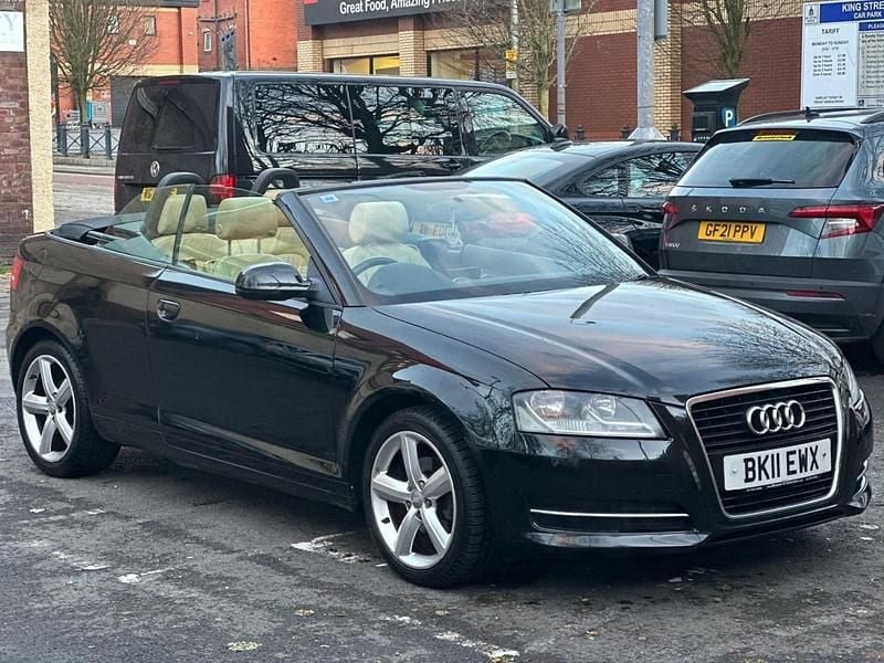 Black Used 2011 Audi A3 Cabriolet Design Cabriolet | £1,995 (Super price) - Image 1/4