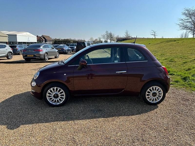 Used Fiat 500 Lounge 69 HP (50 kW) 2018 Red Hatchback