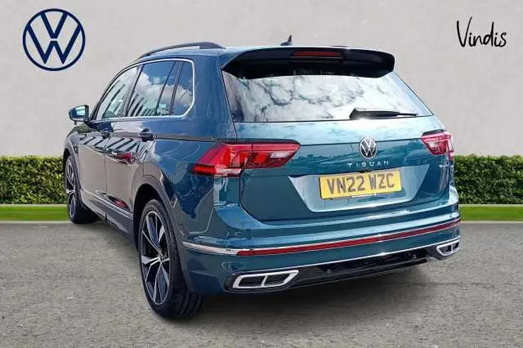 Used VW Tiguan R-line 150 HP (110 kW) 2022 Blue SUV