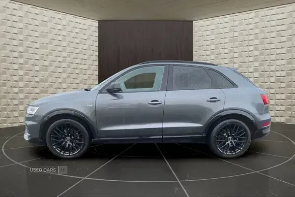 Used Audi Q3 Black Edition 150 HP (110 kW) 2017 Grey SUV