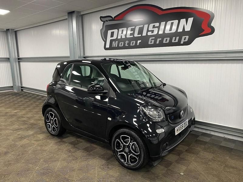 Used Smart ForTwo Electric Drive Premium 60 kW (82 HP) 2018 Black Coupe