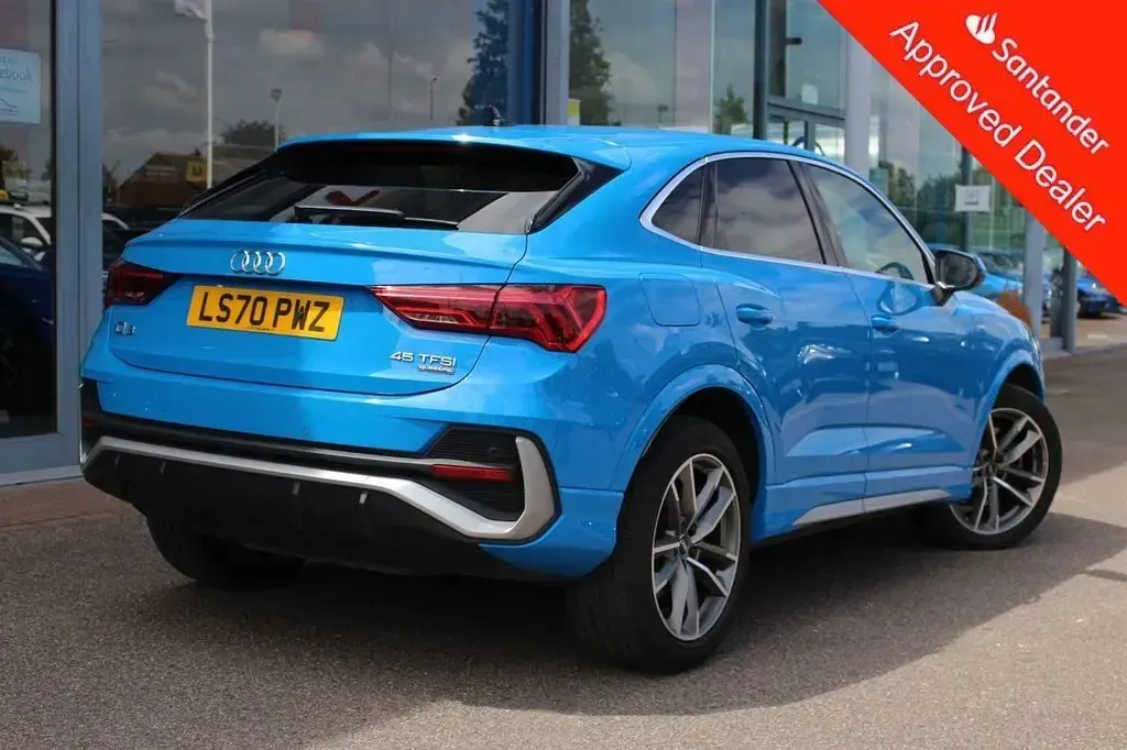 Used Audi Q3 Sportback S-Line 230 HP (169 kW) 2020 Blue SUV