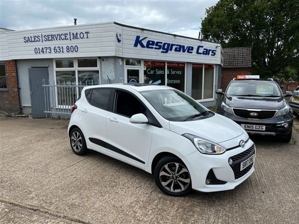 White Used 2017 Hyundai i10 Premium SE Hatchback | £7,750 (Fair price) - Image 1/1