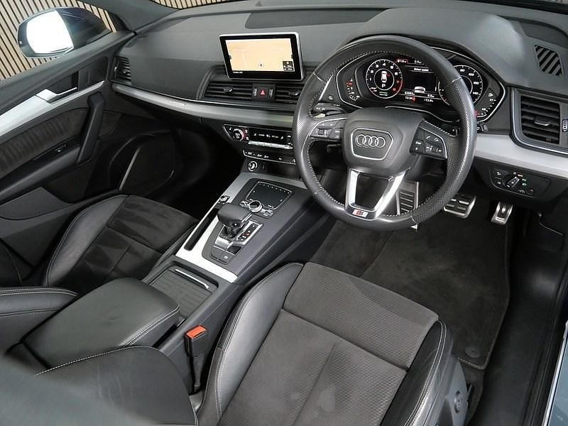 Used Audi Q5 S-Line 252 HP (185 kW) 2018 Blue SUV