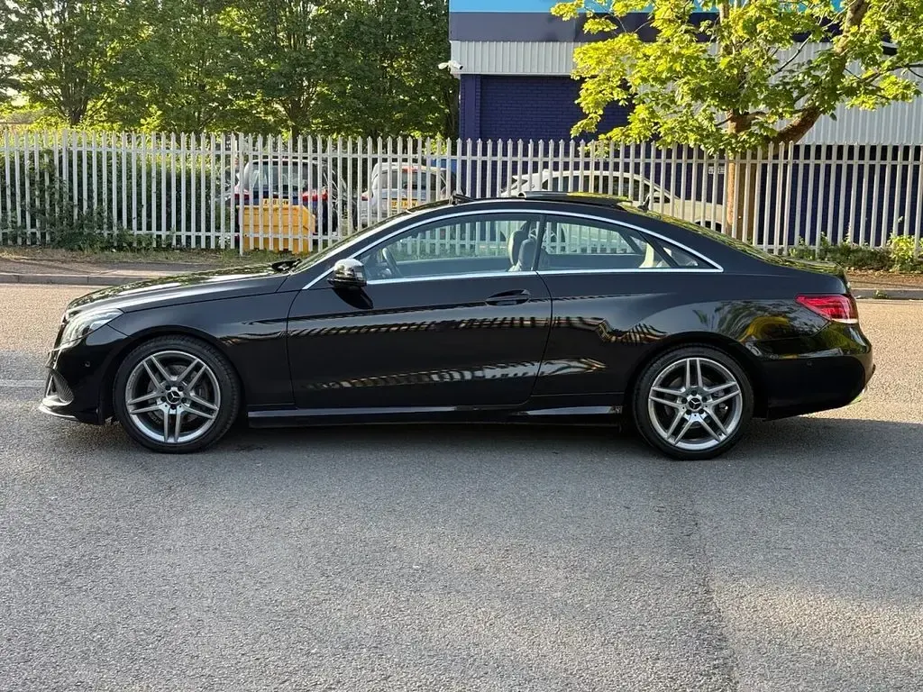 Used Mercedes E350 AMG line 2015 Black Coupe