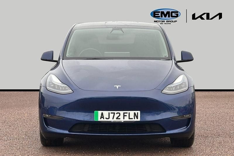 Used Tesla Model Y Long Range AWD 378 kW (514 HP) 2022 Blue SUV