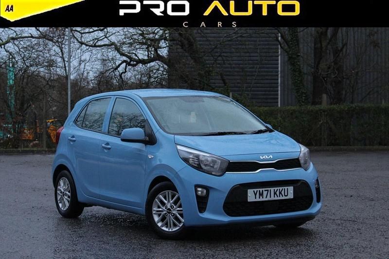 Used Kia Picanto 2022 Blue Hatchback