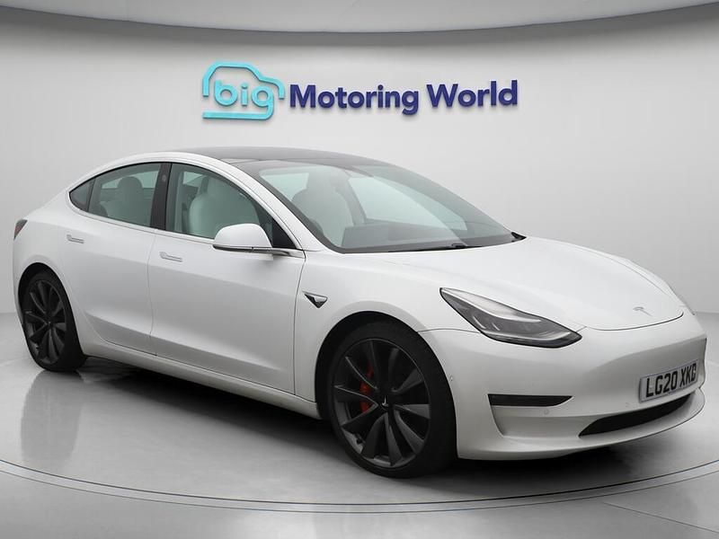 White Used 2020 Tesla Model 3 Performance Sedan | £19,500 (Super price) - Image 1/4