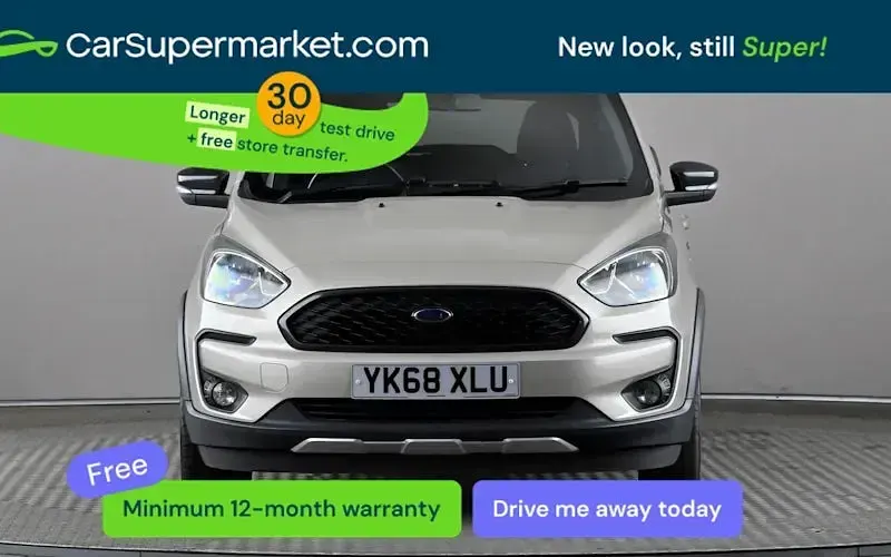 Begagnad Ford Ka Plus Active 86 HK (63 kW) 2018 Silver Halvkombi