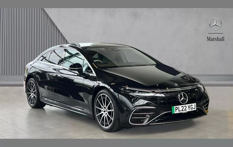Black Used 2022 Mercedes EQS450+ AMG Line Premium Sedan | £49,190 (A bit pricey) - Image 1/4