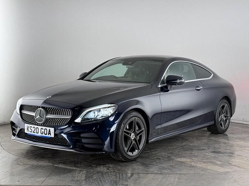 Used Mercedes C300 AMG Line Premium Plus 245 HP (180 kW) 2020 Blue Coupe