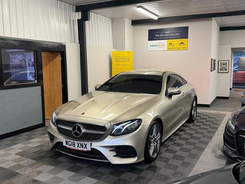 Silver Used 2018 Mercedes E220 AMG line Coupe | £17,995 (Good price) - Image 1/4