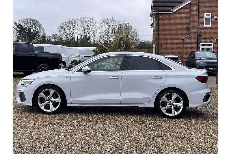 Used Audi A3 S-Line 110 HP (80 kW) 2023 White Sedan