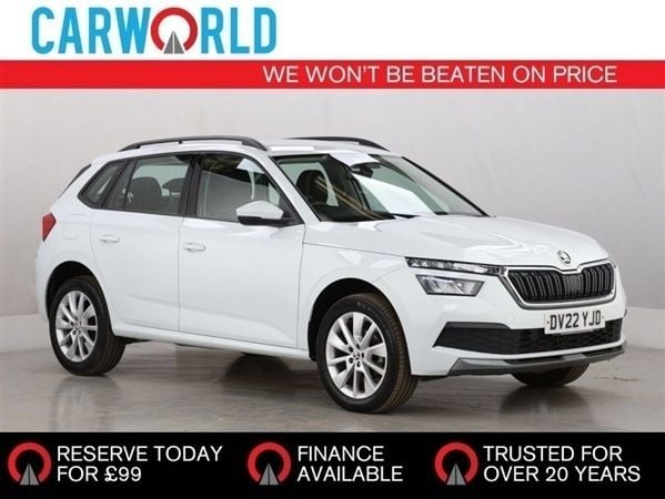White Used 2022 Skoda Kamiq SE SUV | £16,080 (A bit pricey) - Image 1/3