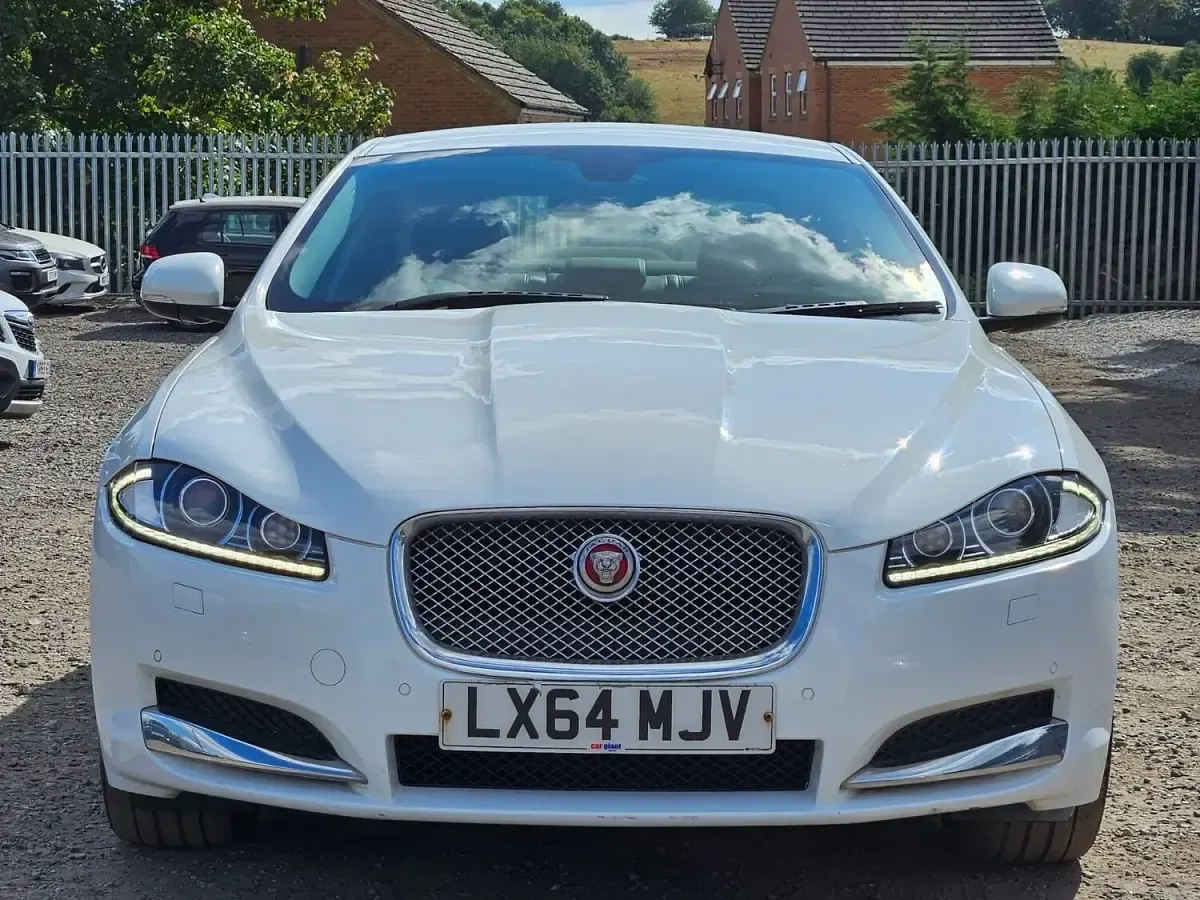 Used Jaguar XF Luxury 2014 White Sedan