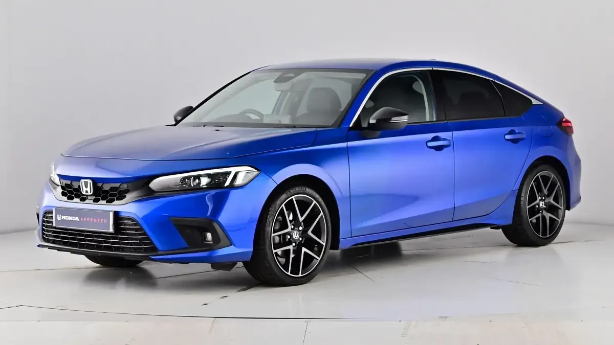 Used Honda Civic Advance 184 HP (135 kW) 2023 Brilliant sporty blue Hatchback