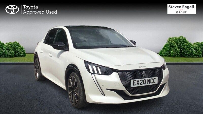 White Used 2020 Peugeot 208 GT-line Hatchback | £13,685 (Fair price) - Image 1/4