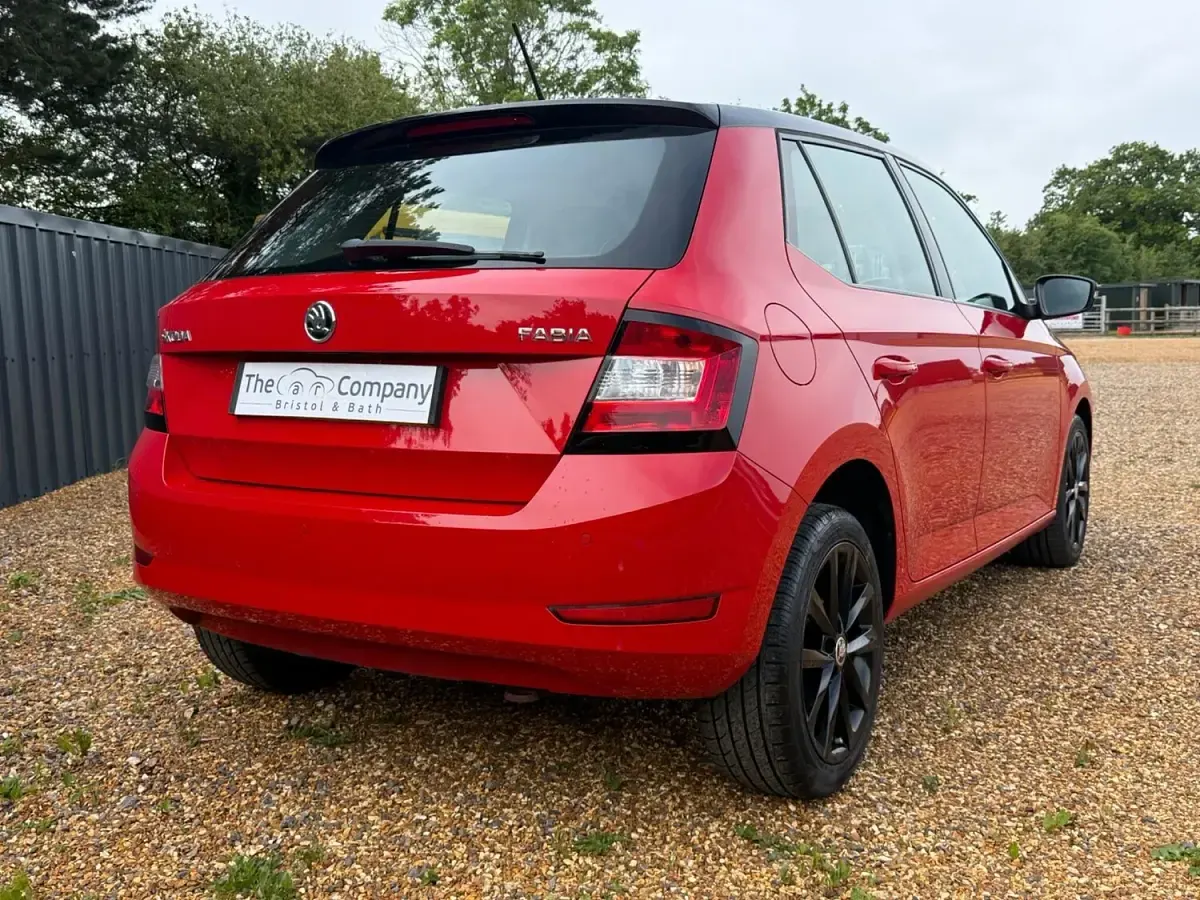 Used Skoda Fabia Colour Edition 2019 Red Hatchback