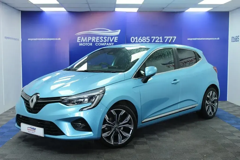 Used Renault Clio V Version S 100 HP (73 kW) 2020 Blue Hatchback
