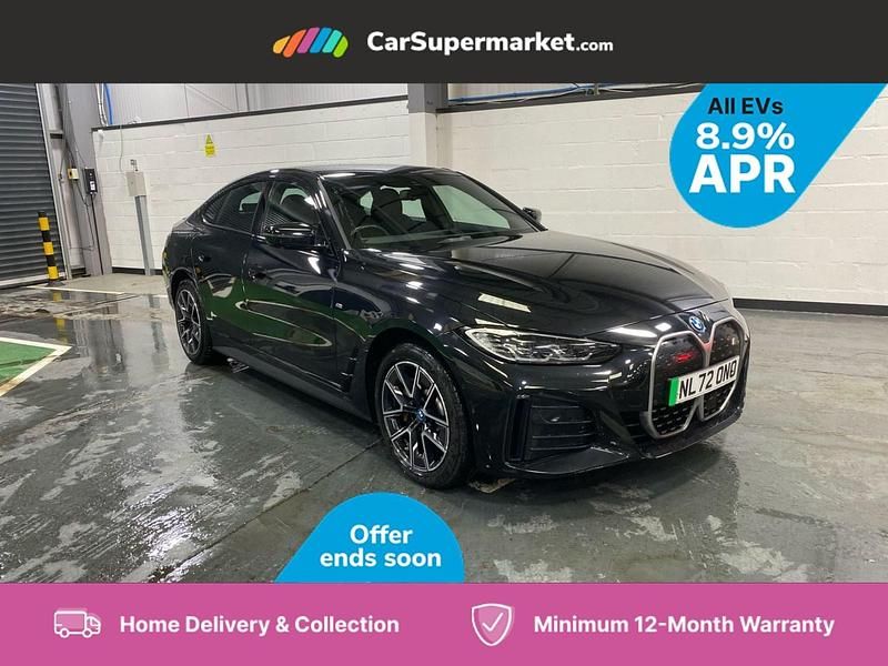 Black Used 2022 BMW i4 M Sport Sedan | £26,197 (Fair price) - Image 1/3