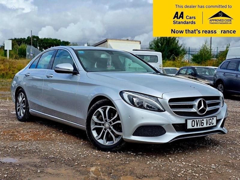 Silver Used 2016 Mercedes C220 Sedan | £9,588 (Good price) - Image 1/4