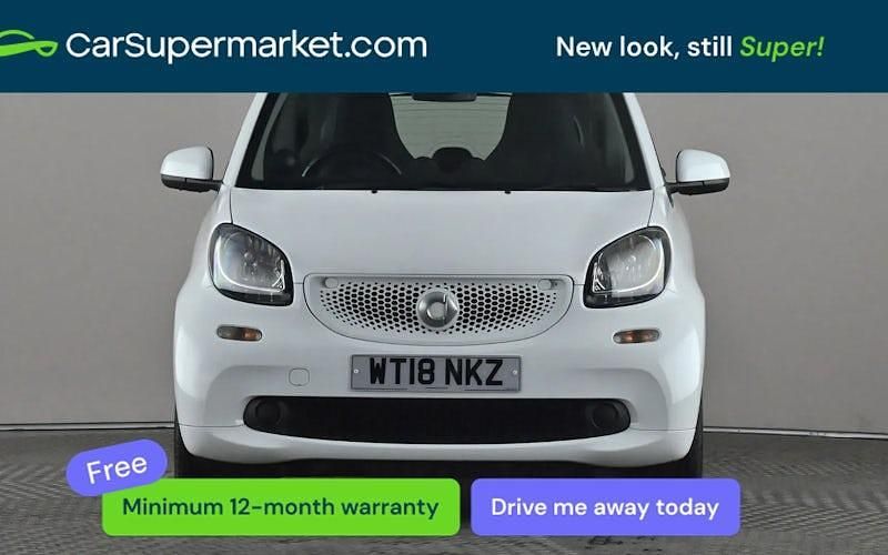 Used Smart ForTwo Coupé Prime 71 HP (52 kW) 2018 White Coupe
