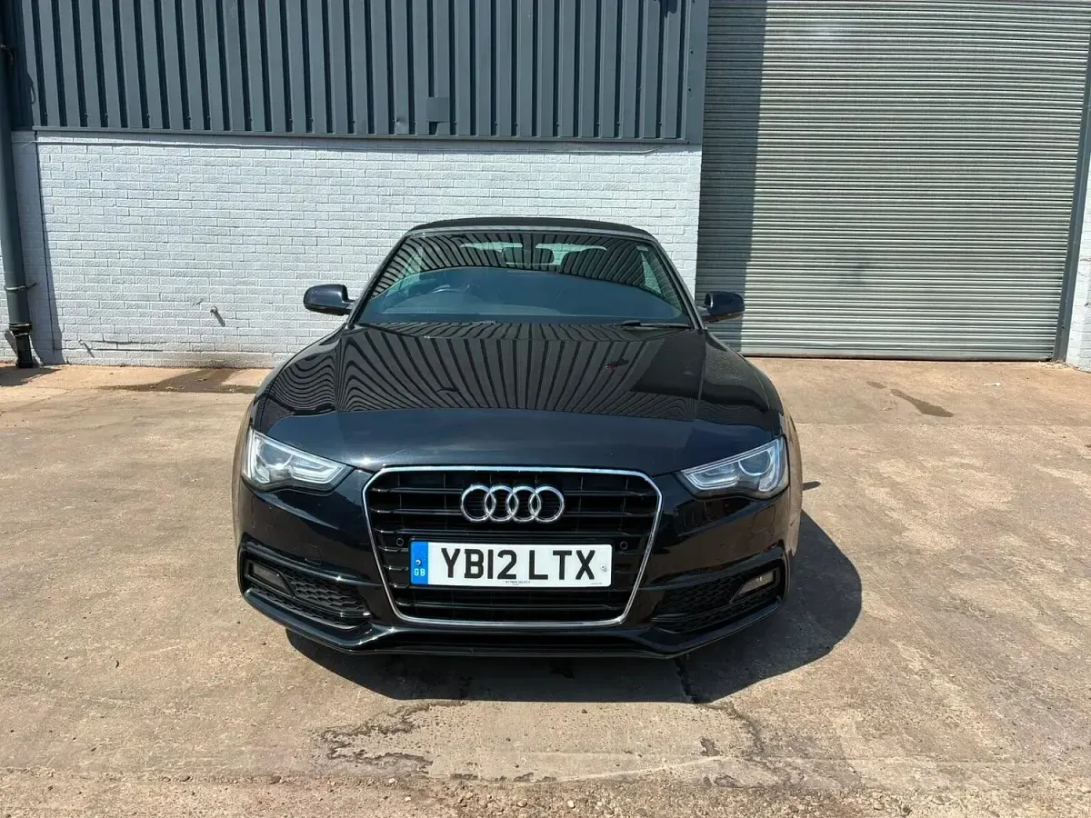 Used Audi A5 Cabriolet S-Line 177 HP (130 kW) 2012 Black Cabriolet