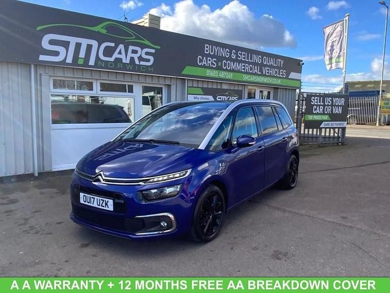 Used Citroën Grand C4 Picasso Flair 120 HP (88 kW) 2017 Blue MPV