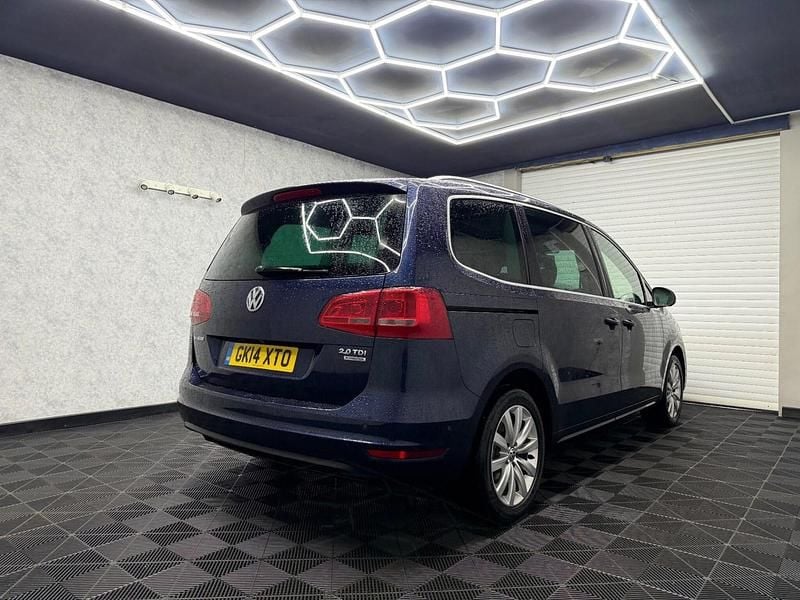 Used VW Sharan SEL 2014 Blue MPV