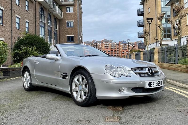 Used Mercedes SL500 2003 Silver Cabriolet