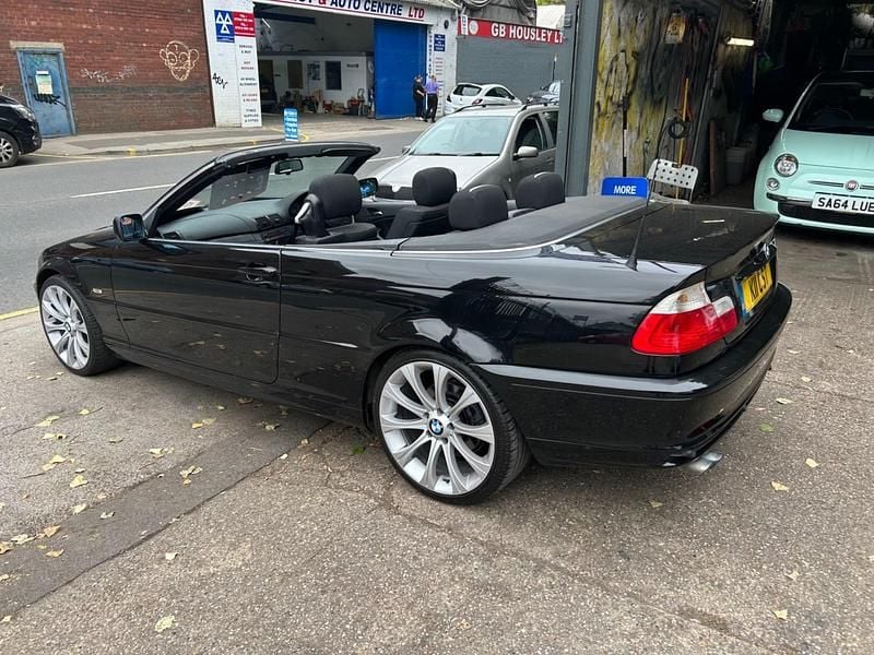 Used BMW 320 Cabriolet 2002 Black Cabriolet