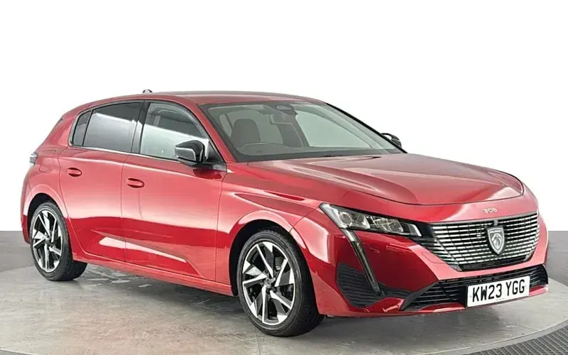 Used Peugeot 308 Allure Premium 131 HP (96 kW) 2023 Red Hatchback