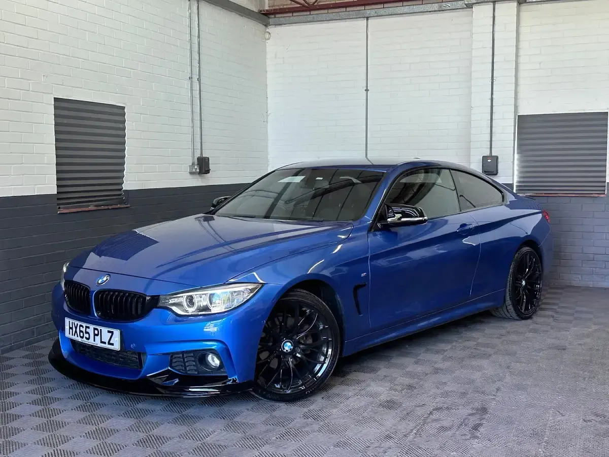 Used BMW 420 M Sport 190 HP (139 kW) 2015 Blue Coupe