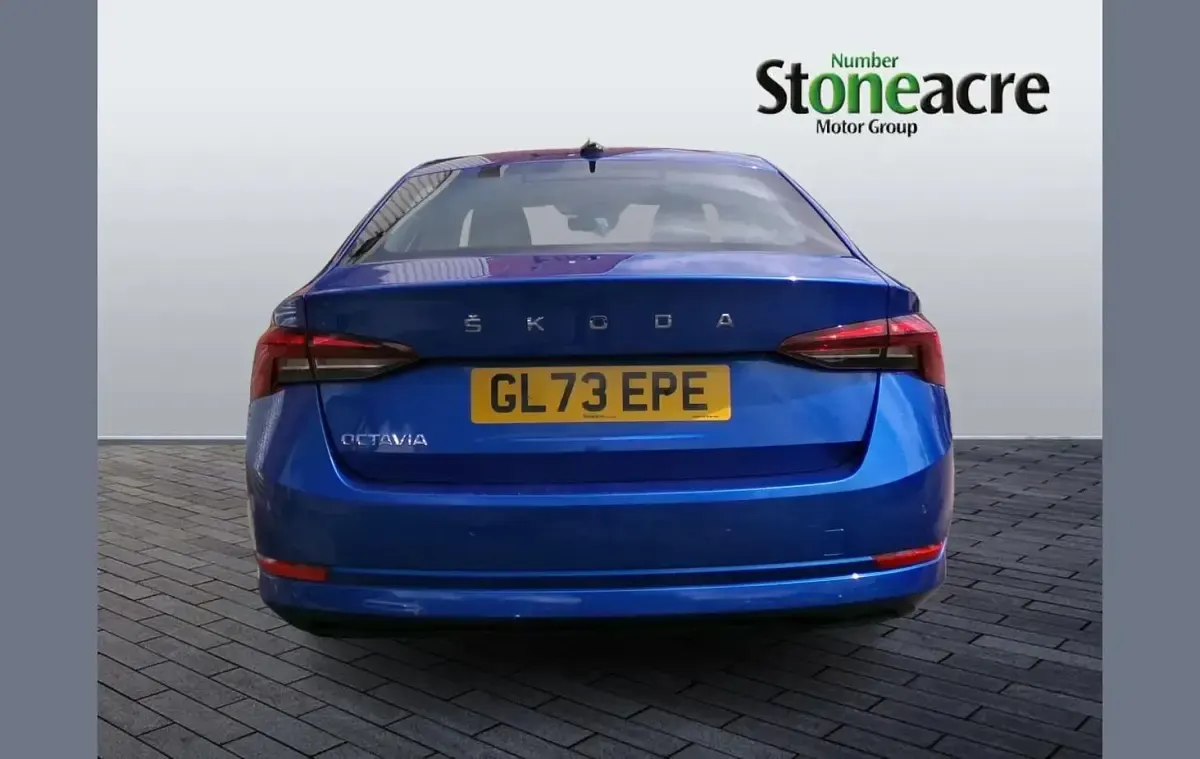 Used Skoda Octavia SE Technology 110 HP (80 kW) 2024 Blue Hatchback
