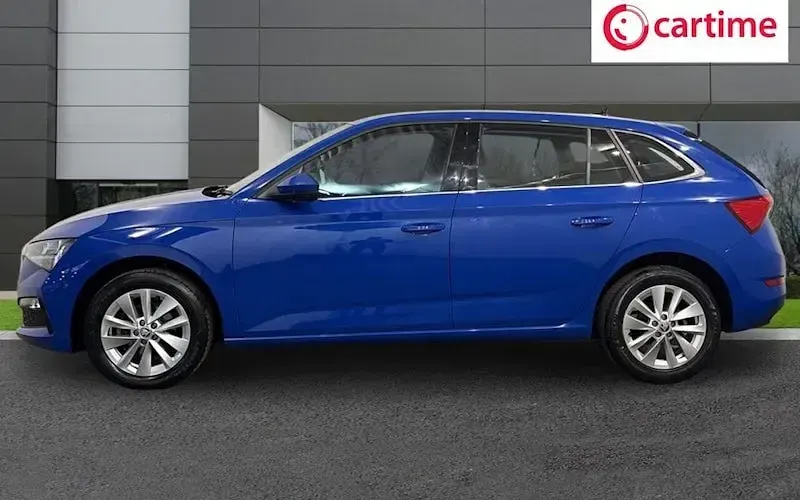 Used Skoda Scala SE Technology 110 HP (80 kW) 2023 Blue Hatchback