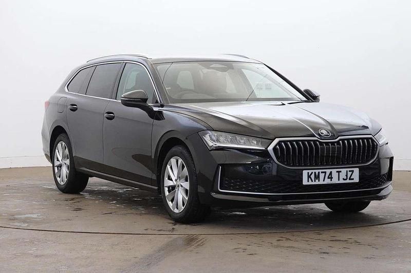 Black Used 2024 Skoda Superb SE Technology Estate | £28,995 (Expensive) - Image 1/4