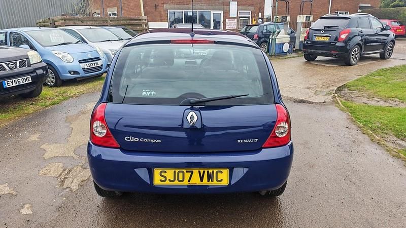 Used Renault Clio II Campus 2007 Blue Hatchback