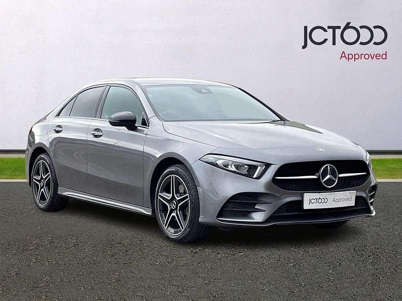 Grey Used 2021 Mercedes A250 AMG line Sedan | £16,000 (Good price) - Image 1/4