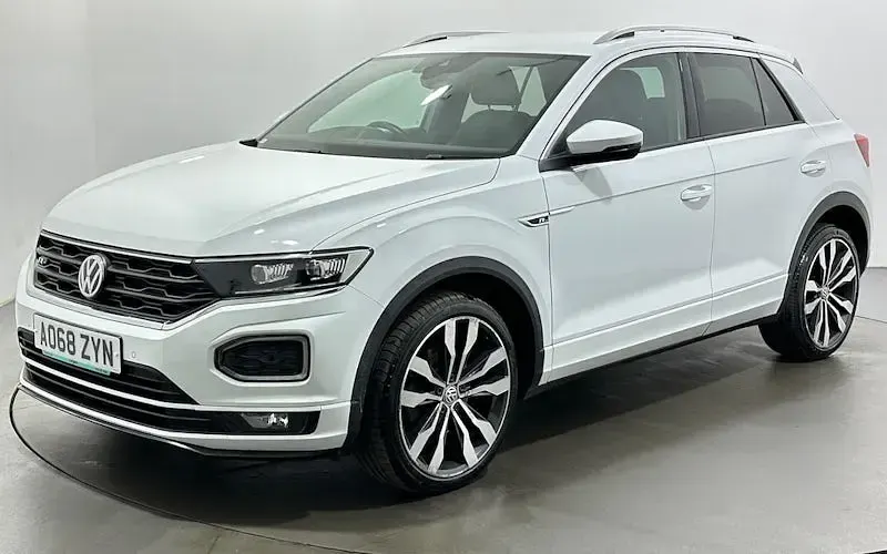 Used VW T-Roc R-line 116 HP (85 kW) 2019 White SUV