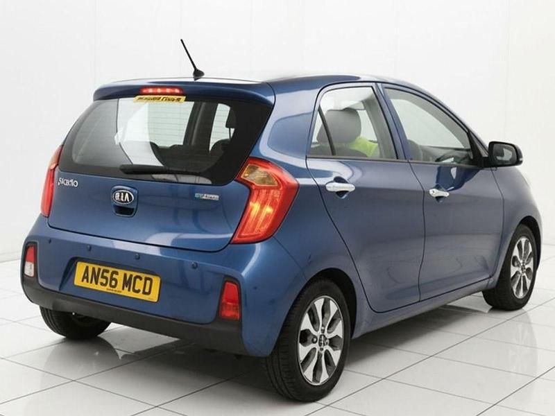 Used Kia Picanto 84 HP (61 kW) 2016 Blue Hatchback