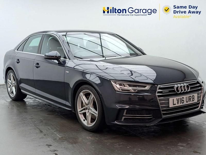 Begagnad Audi A4 S-Line 2016 Blå Sedan