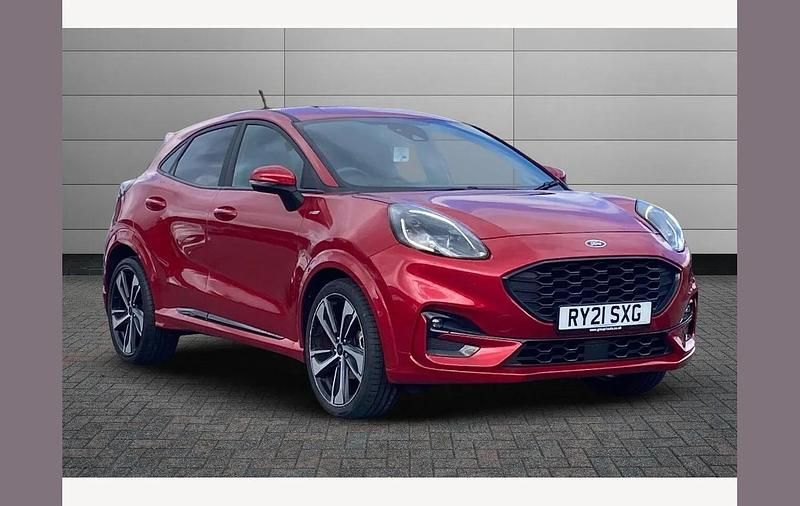 Red Used 2021 Ford Puma ST-Line SUV | £14,495 (Good price) - Image 1/2