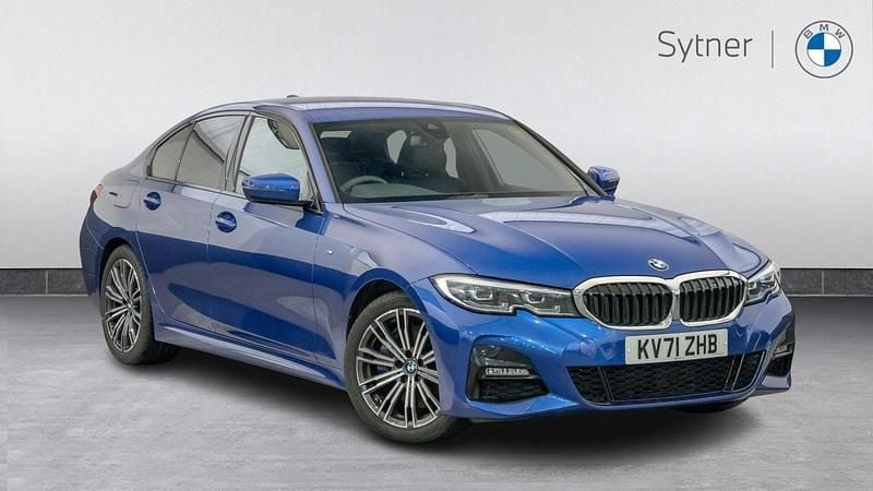 Blue Used 2021 BMW 330 M Sport | £24,750 (Good price) - Image 1/4