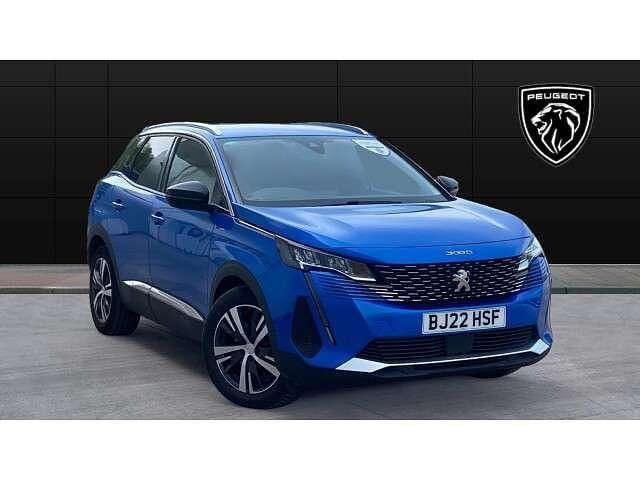 Blue Used 2022 Peugeot 3008 Allure Premium SUV | £19,428 (Fair price) - Image 1/4