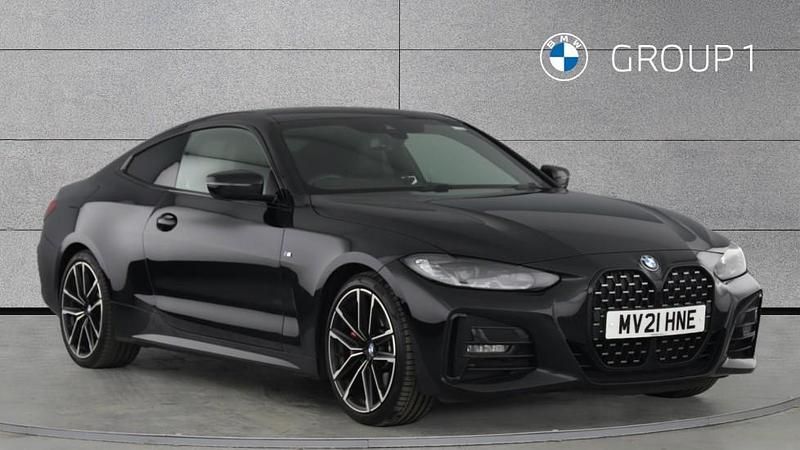 Black Used 2021 BMW 420 M Sport Coupe | £24,890 (A bit pricey) - Image 1/4
