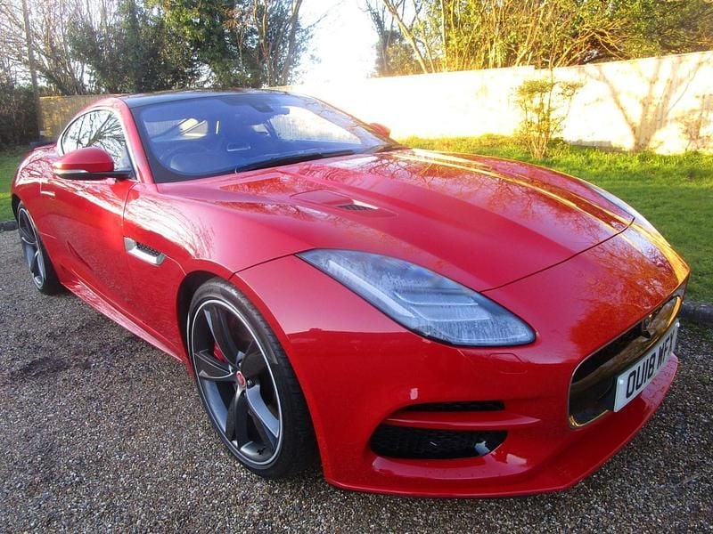 Red Used 2018 Jaguar F-Type R Coupe | £36,995 (Super price) - Image 1/4