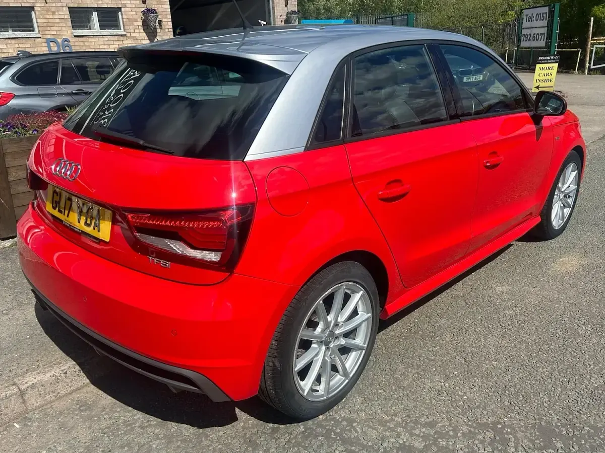 Used Audi A1 Sportback S-Line 150 HP (110 kW) 2017 Red Hatchback