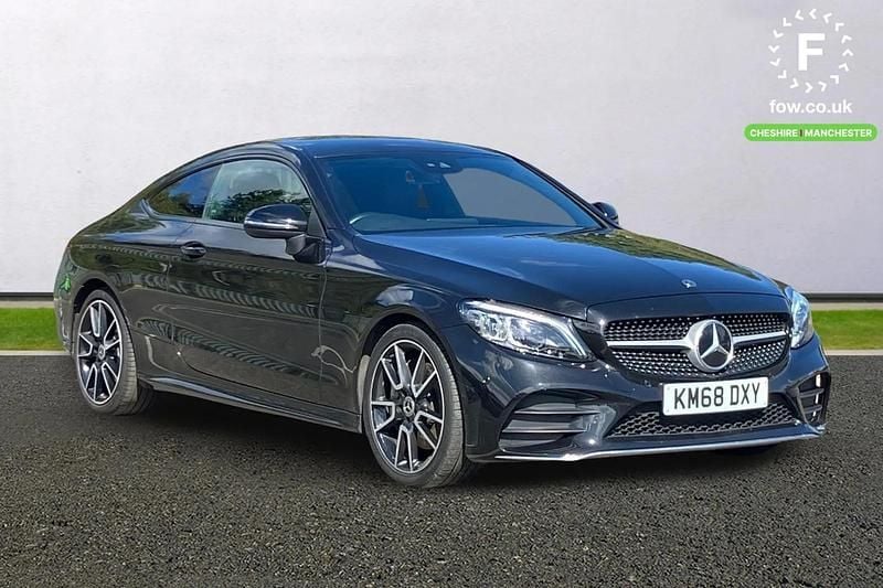 Black Used 2018 Mercedes C300 AMG Line Premium Coupe | £18,599 (A bit pricey) - Image 1/4